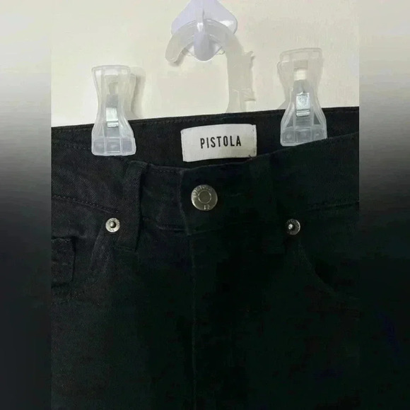 Pistola IZZY High Rise Slim Biker Jorts Size 24 - Picture 2 of 7